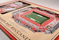 YouTheFan Tampa Bay Buccaneers 3-D StadiumViews Picture Frame