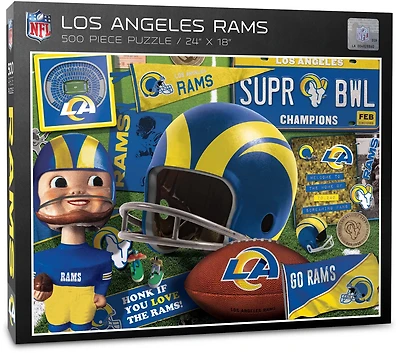 YouTheFan Los Angeles Rams Retro Series 500-Piece Jigsaw Puzzle