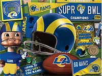 YouTheFan Los Angeles Rams Retro Series 500-Piece Jigsaw Puzzle