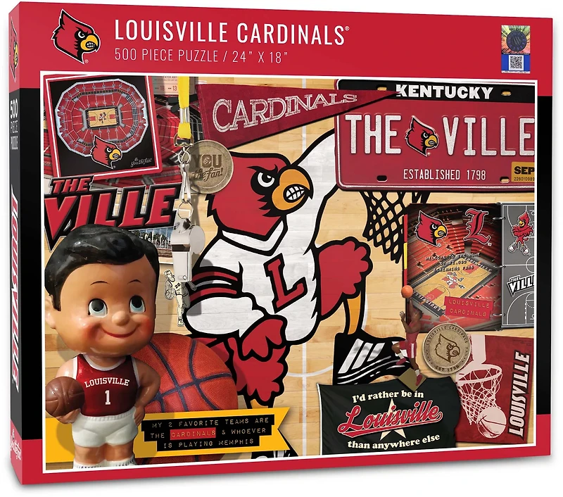 YouTheFan University of Louisville Retro Series 500-Piece Puzzle