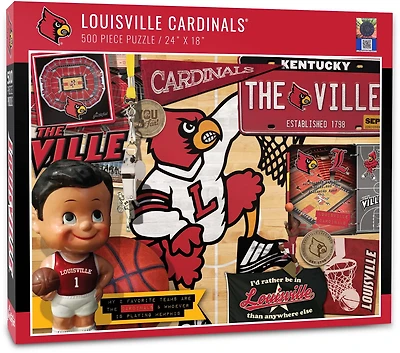 YouTheFan University of Louisville Retro Series 500-Piece Puzzle