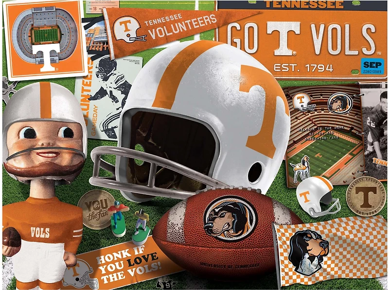 YouTheFan University of Tennessee Retro Series 500-Piece Jigsaw Puzzle