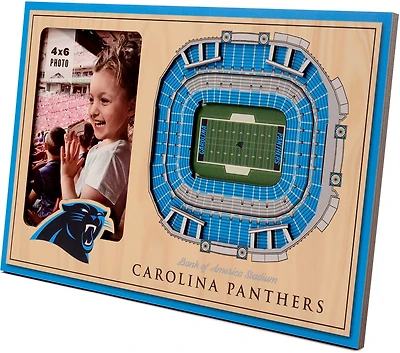 YouTheFan Carolina Panthers 3-D StadiumViews Picture Frame