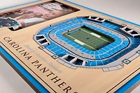 YouTheFan Carolina Panthers 3-D StadiumViews Picture Frame