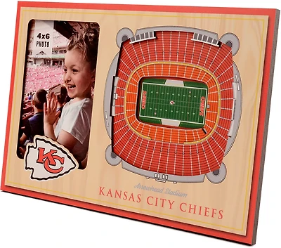 YouTheFan Kansas City Chiefs 3-D StadiumViews Picture Frame