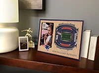 YouTheFan New England Patriots 3-D StadiumViews Picture Frame
