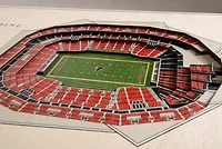 YouTheFan Atlanta Falcons 5-Layer StadiumViews 3-D Wall Art