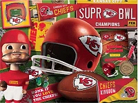 YouTheFan Kansas City Chiefs Retro Series 500-Piece Puzzle