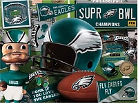 YouTheFan Philadelphia Eagles Retro Series 500-Piece Puzzle