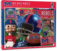 YouTheFan University of Mississippi Retro Series 500-Piece Puzzle