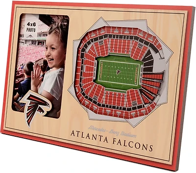 YouTheFan Atlanta Falcons 3-D StadiumViews Picture Frame