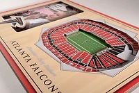 YouTheFan Atlanta Falcons 3-D StadiumViews Picture Frame