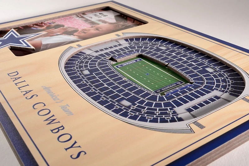 YouTheFan Dallas Cowboys 3-D StadiumViews Picture Frame