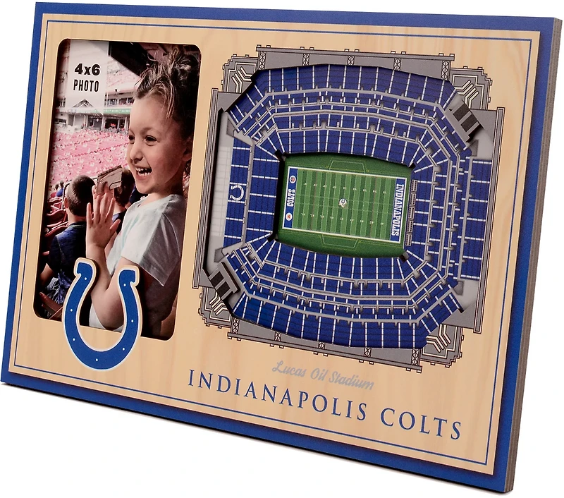 YouTheFan Indianapolis Colts 3-D StadiumViews Picture Frame