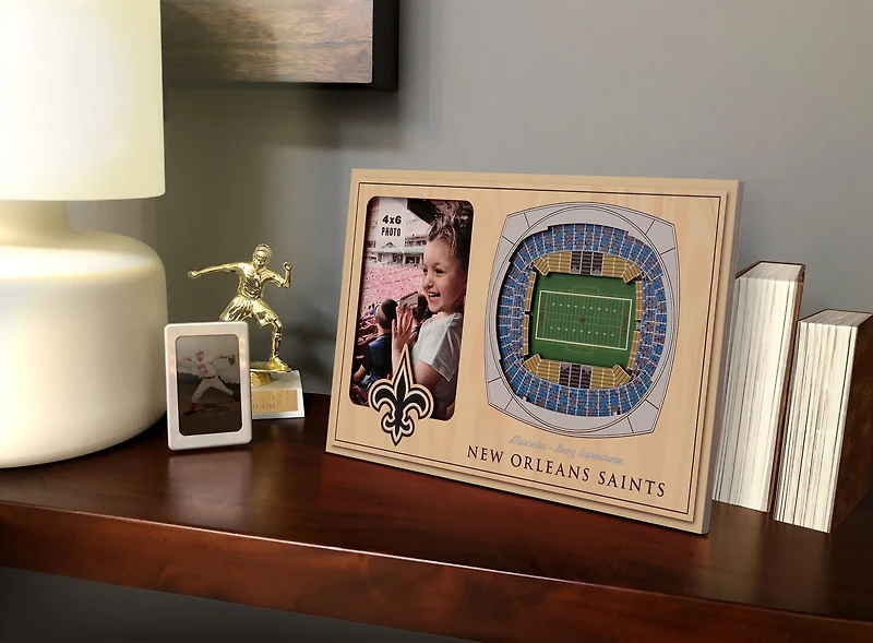 YouTheFan New Orleans Saints 3-D Stadium Views Picture Frame