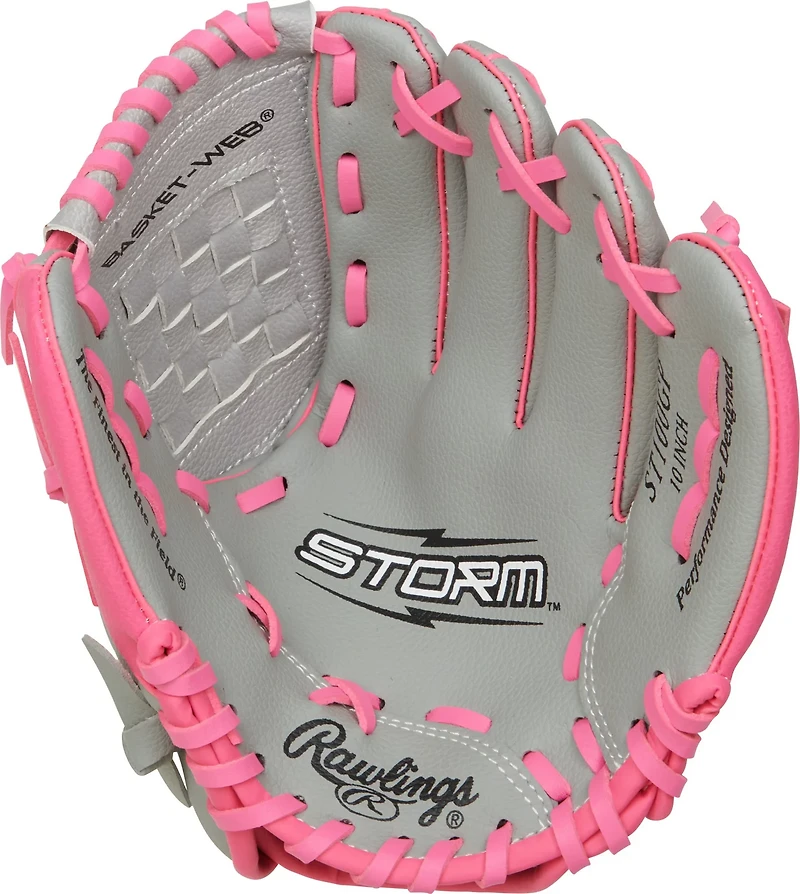 Rawlings Girls' Storm T-ball Softball Glove