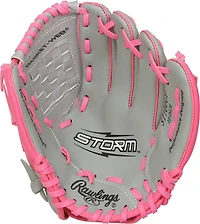 Rawlings Girls' Storm T-ball Softball Glove