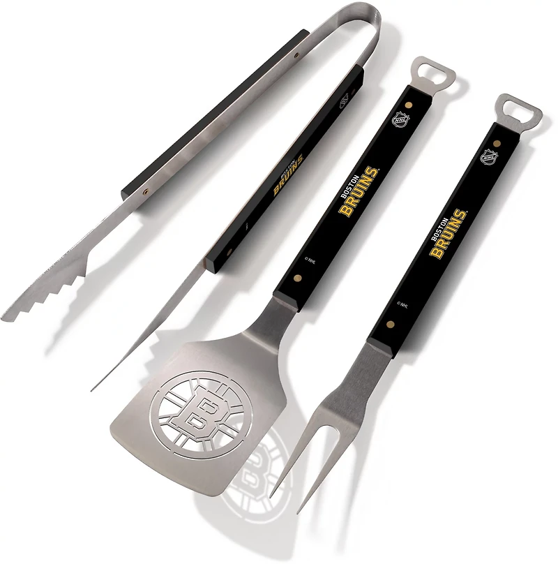 YouTheFan Boston Bruins Spirit Series 3-Piece BBQ Set