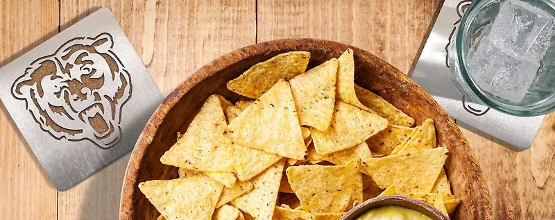 YouTheFan Chicago Bears Boasters Coasters 4-Pack