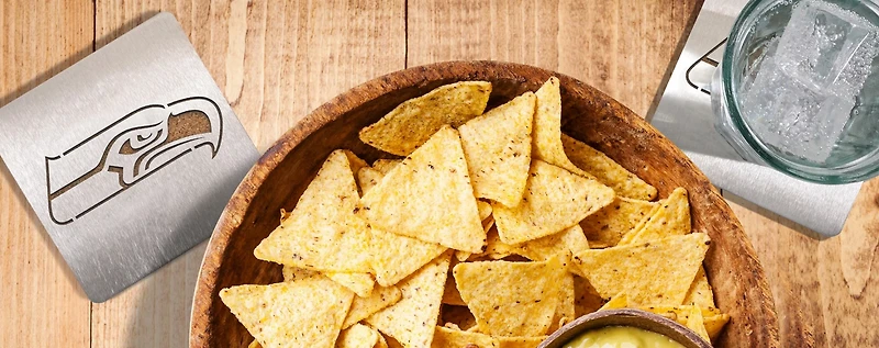 YouTheFan Seattle Seahawks 4-Piece Coaster Set