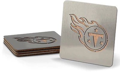 YouTheFan Tennessee Titans 4-Piece Coaster Set