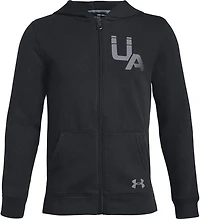 Under Armour Boys' Rival Logo Full Zip Hoodie