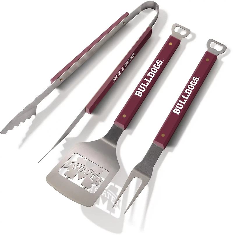 YouTheFan Mississippi State University Spirit 3-Piece BBQ Set