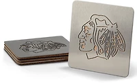 YouTheFan Chicago Blackhawks Boasters Coasters 4-Pack