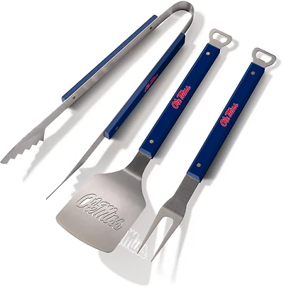 YouTheFan University of Mississippi Spirit 3-Piece BBQ Set