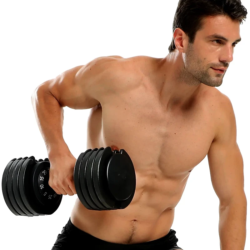 PRCTZ 11-55 lb Adjustable Dumbbell