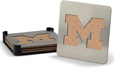 YouTheFan University of Michigan Boasters 4-Piece Coaster Set