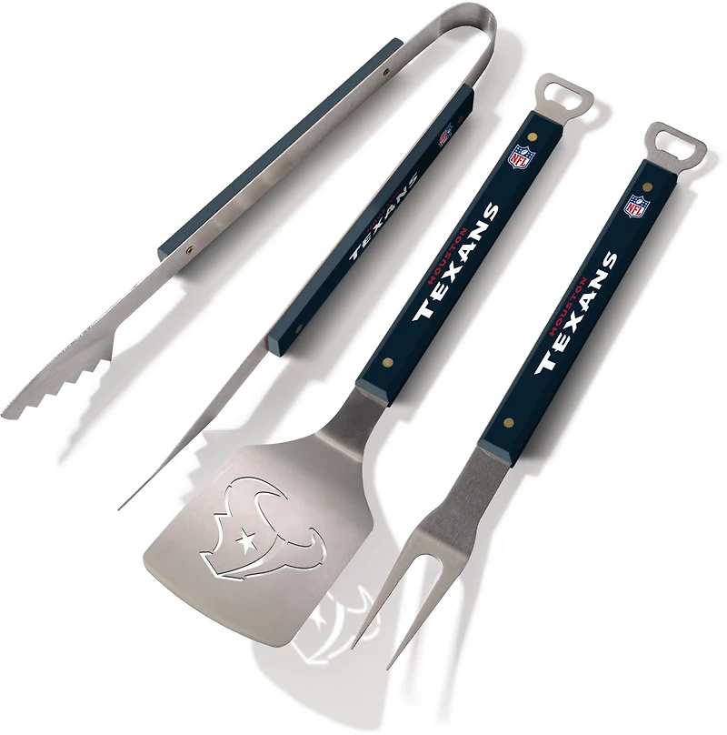 YouTheFan Houston Texans Spirit 3-Piece BBQ Set