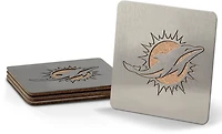 YouTheFan Miami Dolphins Boasters Coasters 4-Pack