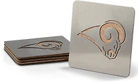 YouTheFan Los Angeles Rams 4-Piece Coaster Set