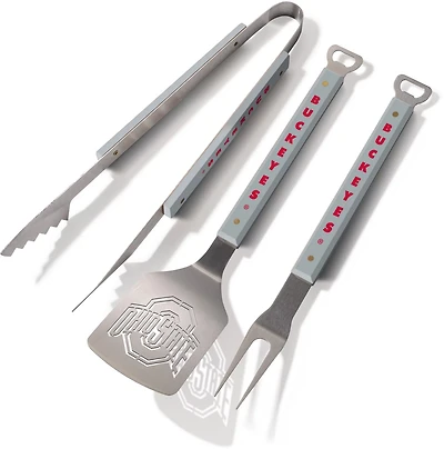 YouTheFan Ohio State University Spirit 3-Piece BBQ Set