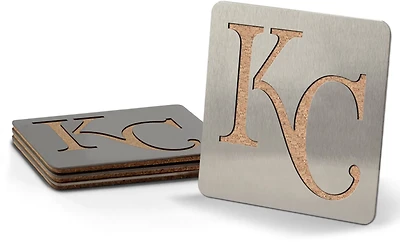 YouTheFan Kansas City Royals 4-Piece Coaster Set