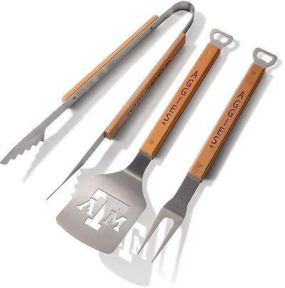 YouTheFan Texas A&M University Classic 3-Piece BBQ Set
