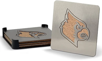 YouTheFan University of Louisville 4-Piece Coaster Set