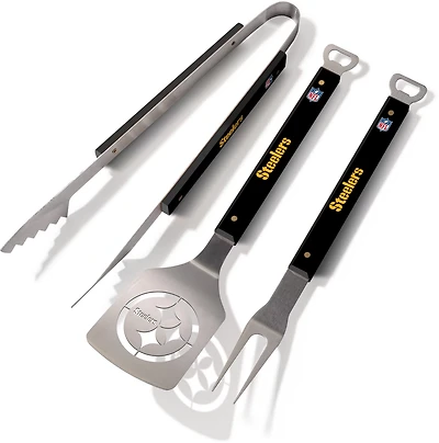 YouTheFan Pittsburgh Steelers Spirit 3-Piece BBQ Set