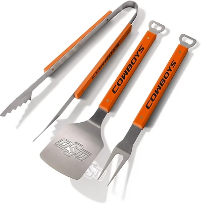 YouTheFan Oklahoma State University Spirit 3-Piece BBQ Set