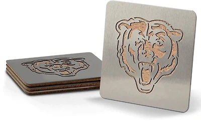 YouTheFan Chicago Bears Boasters Coasters 4-Pack