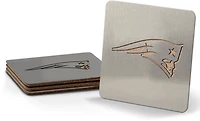 YouTheFan New England Patriots Boasters 4-Piece Coaster Set