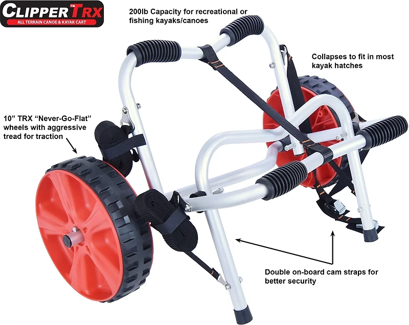 Malone Auto Racks Clipper TRX Deluxe Kayak Cart