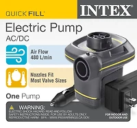 INTEX Quick-Fill AC/DC 17.0 CFM Electric Pump