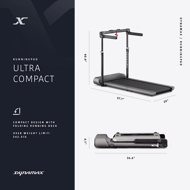 Dynamax Running Pad Treadmill