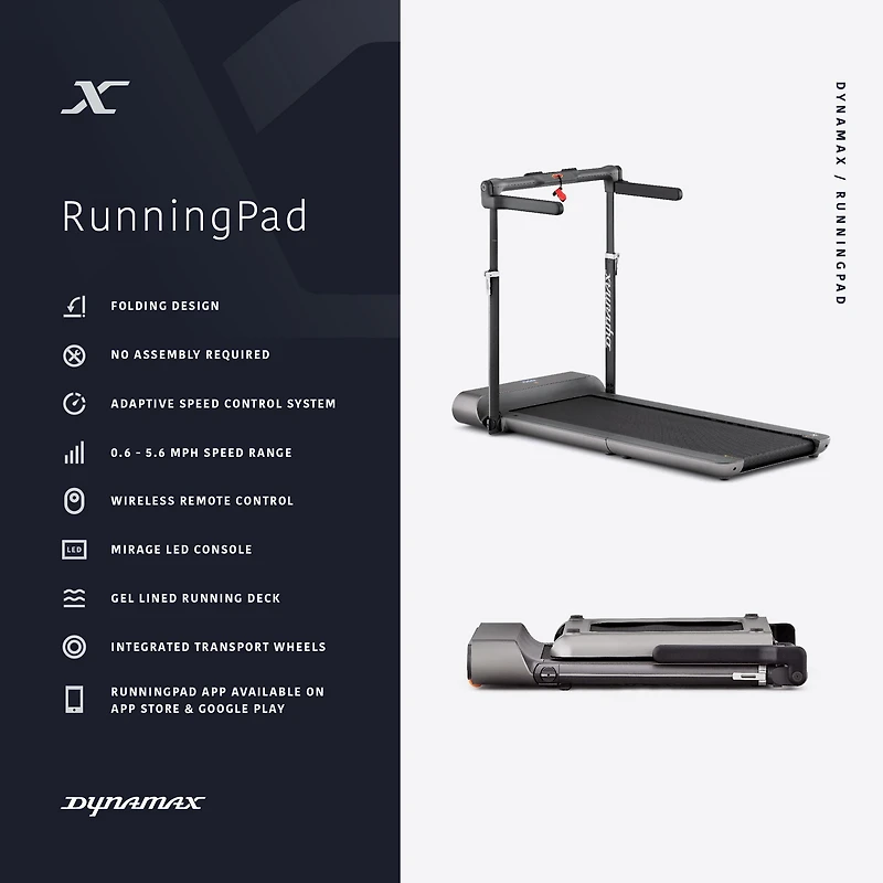Dynamax Running Pad Treadmill