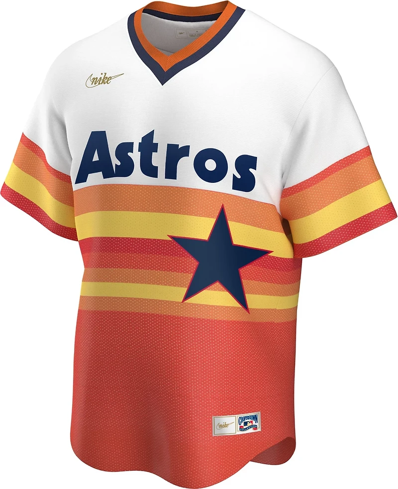 Nike Men's Biggio Houston Astros Official Player Cooperstown V Neck Jersey