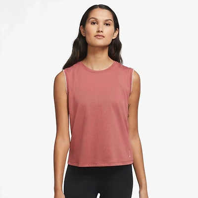 Nike Women's Crochet-Edge Yoga Tank Top