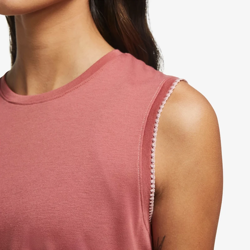 Nike Women's Crochet-Edge Yoga Tank Top