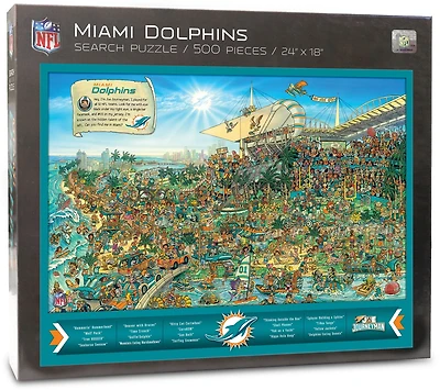 YouTheFan Miami Dolphins Joe Journeyman 500-Piece Puzzle